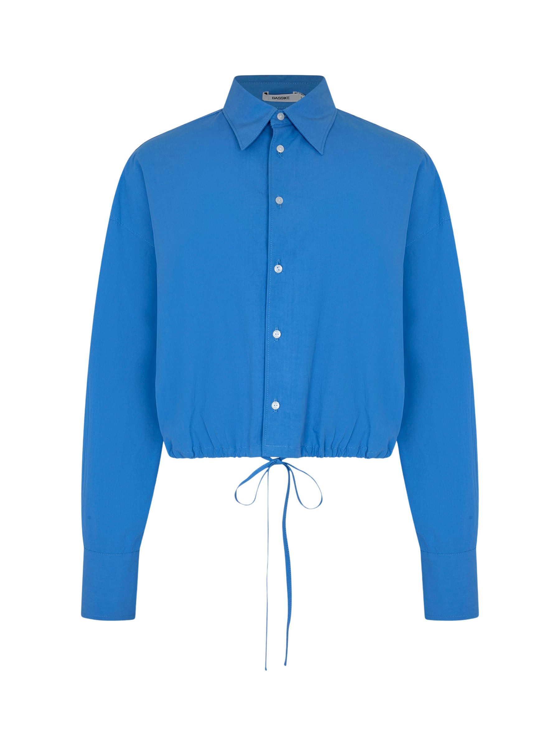 Bassike Crushed Cotton Gathered Shirt
