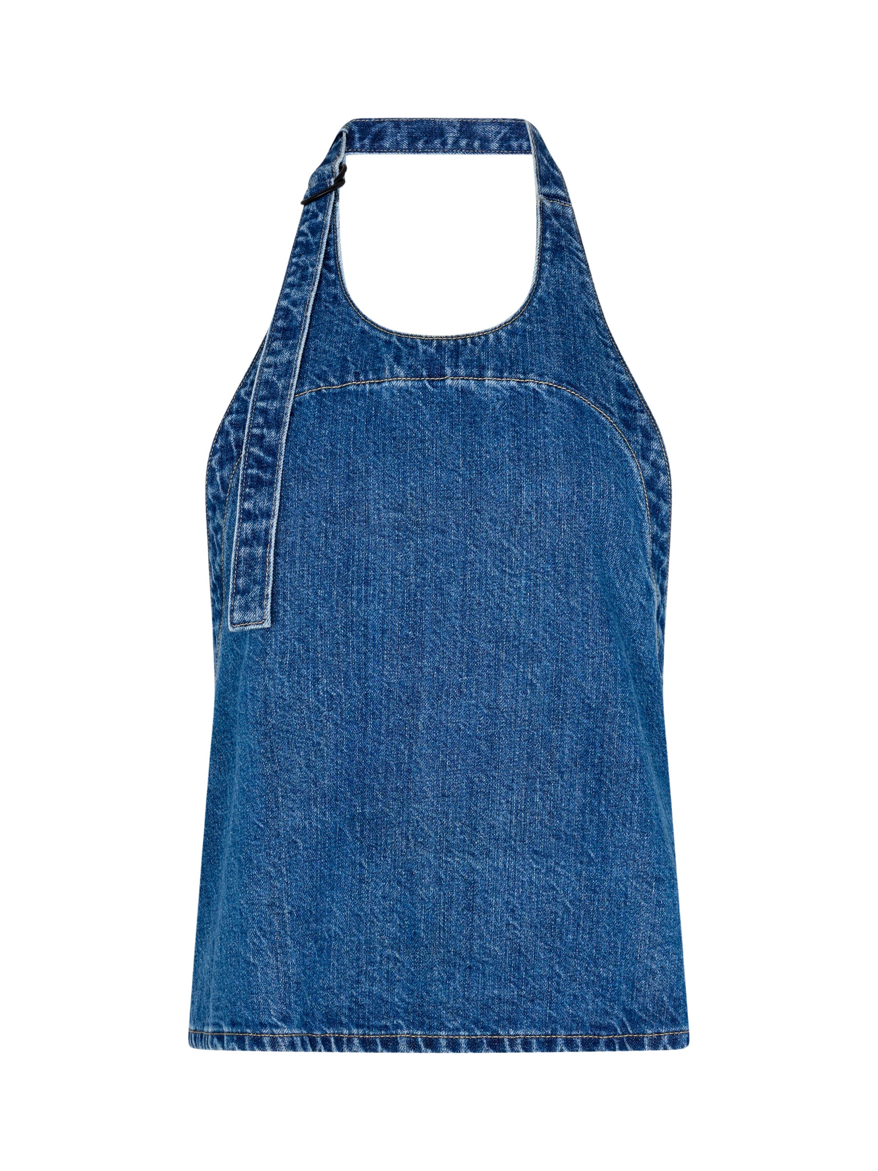 Bassike Denim Apron Top