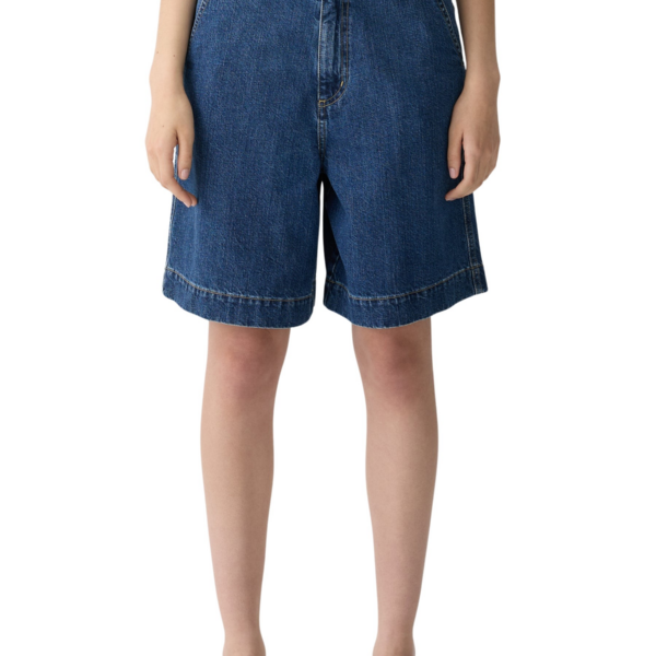 Bassike Denim Bermuda Short, view 3