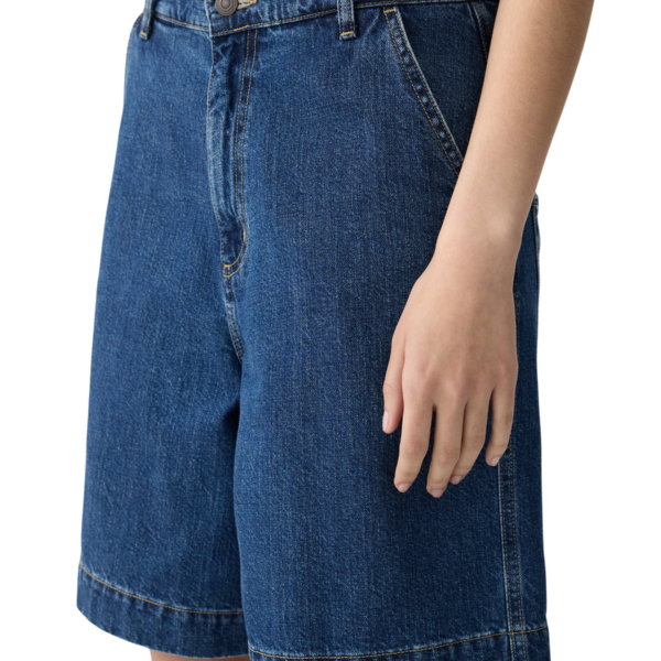 Bassike Denim Bermuda Short, view 4