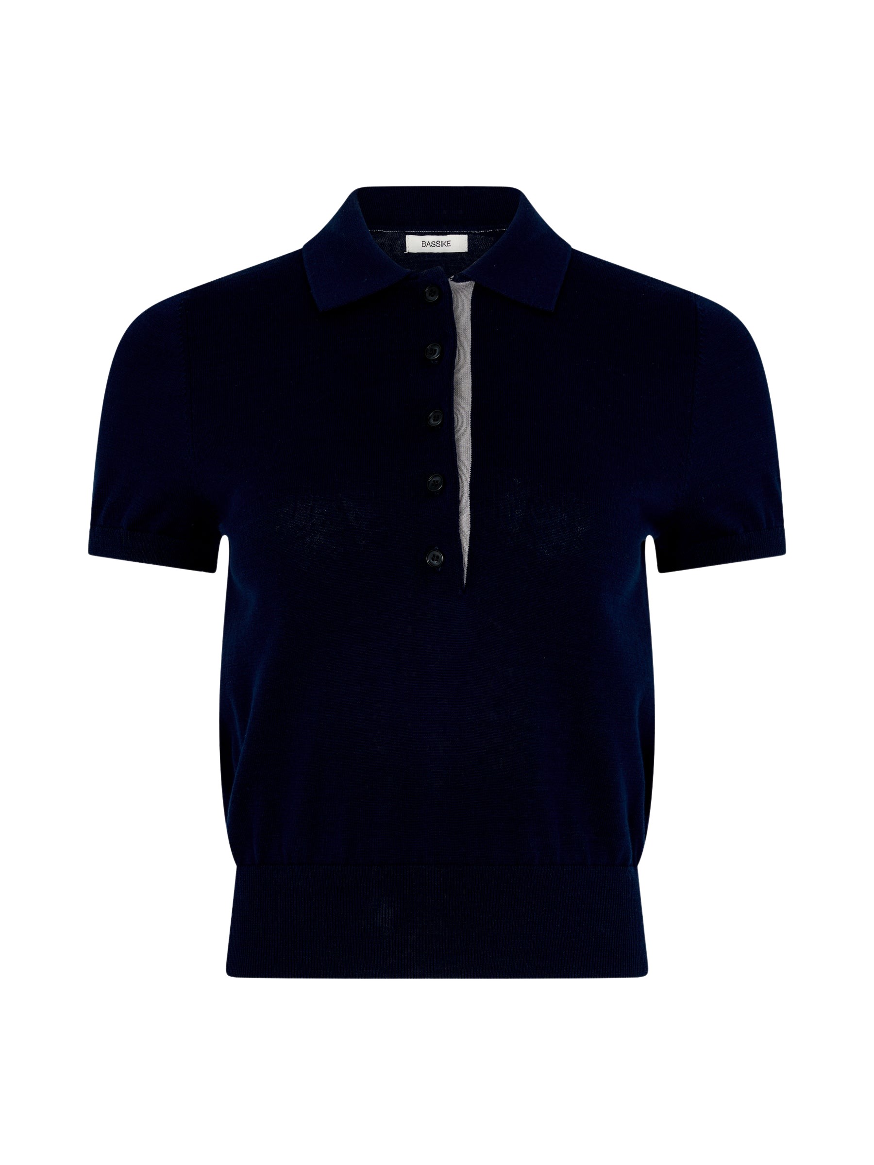 Bassike Knitted Cotton Baby Polo Knit