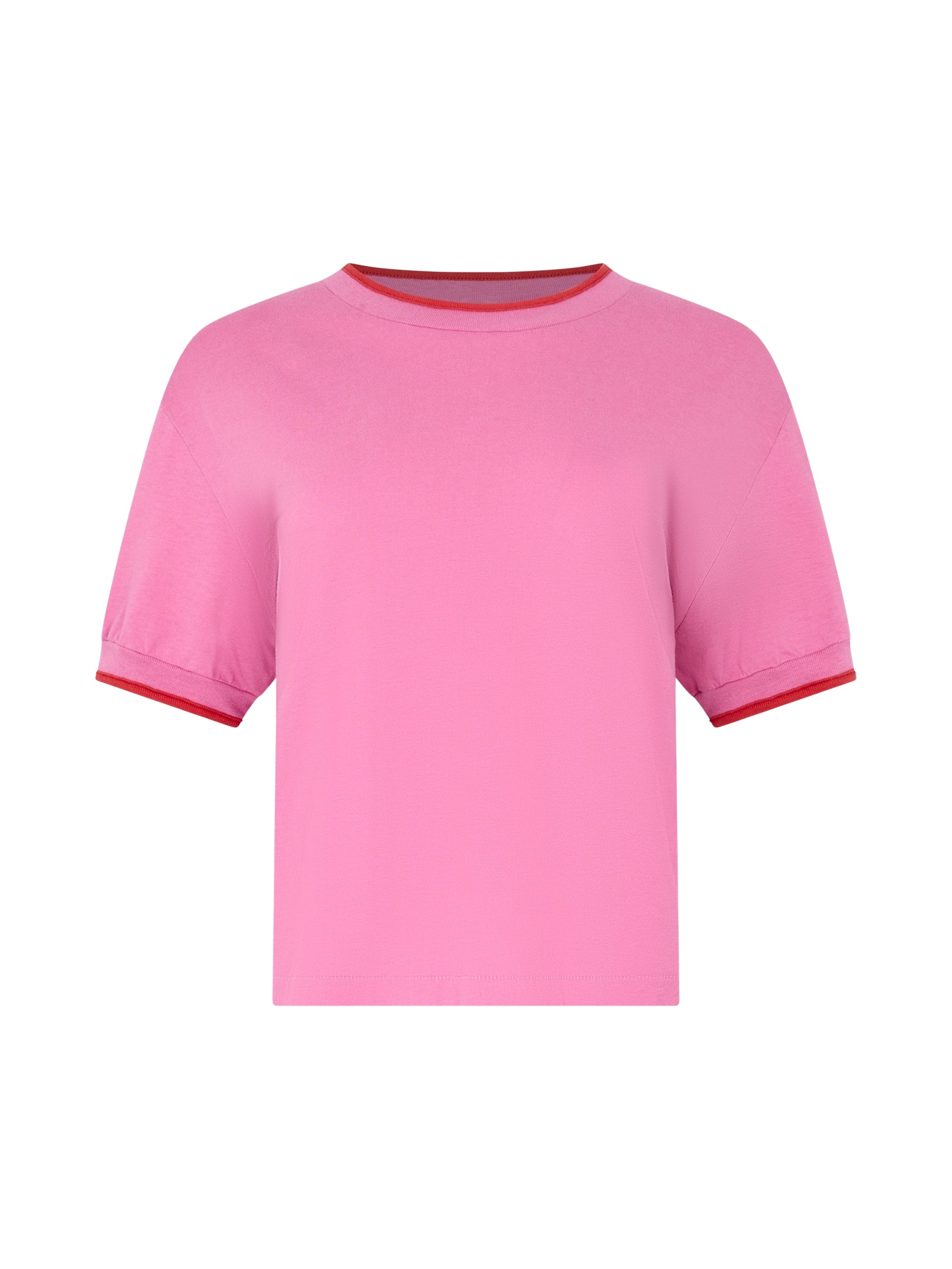 Bassike Layered Neck T-Shirt Top