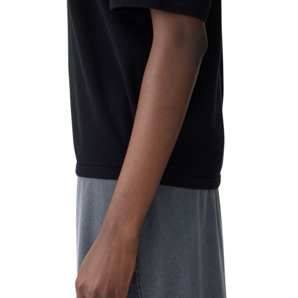 Bassike Mercerised Cotton Boxy Knit, view 4