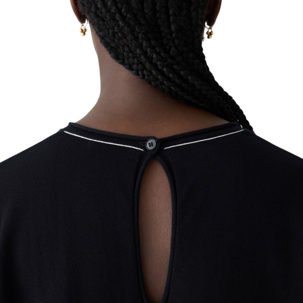 Bassike Mercerised Cotton Boxy Knit, view 5