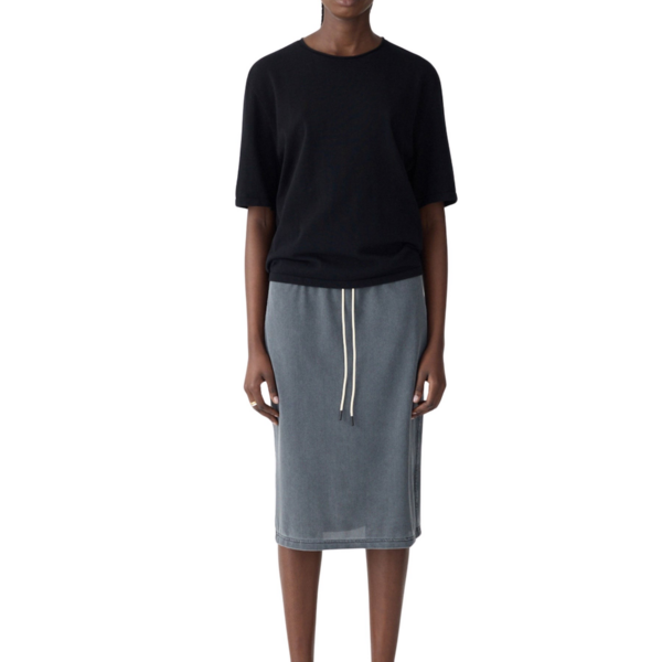 Bassike Mercerised Cotton Boxy Knit, view 7