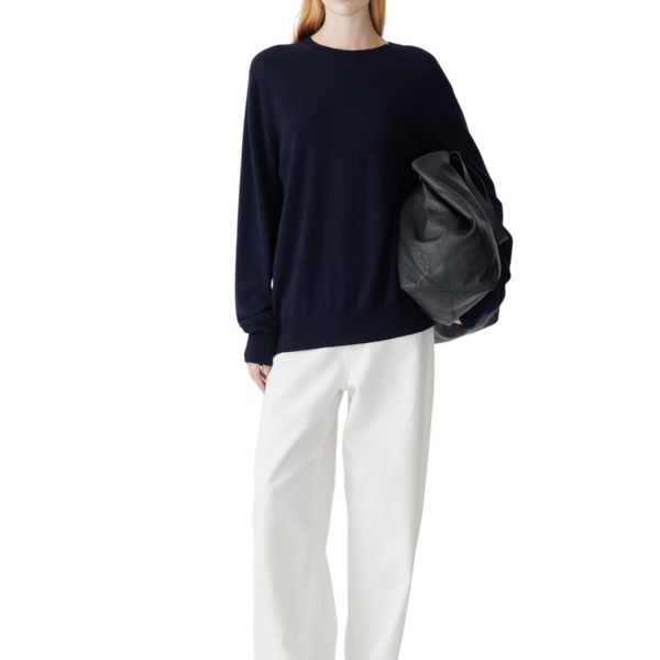 Bassike Oversized Crew Neck Knit, view 2