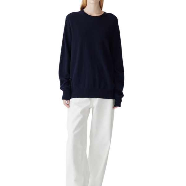 Bassike Oversized Crew Neck Knit, view 7