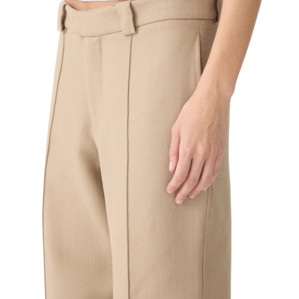 Bassike Raised Twill Straight Leg Pant, view 4