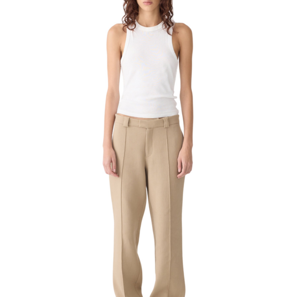 Bassike Raised Twill Straight Leg Pant, view 7