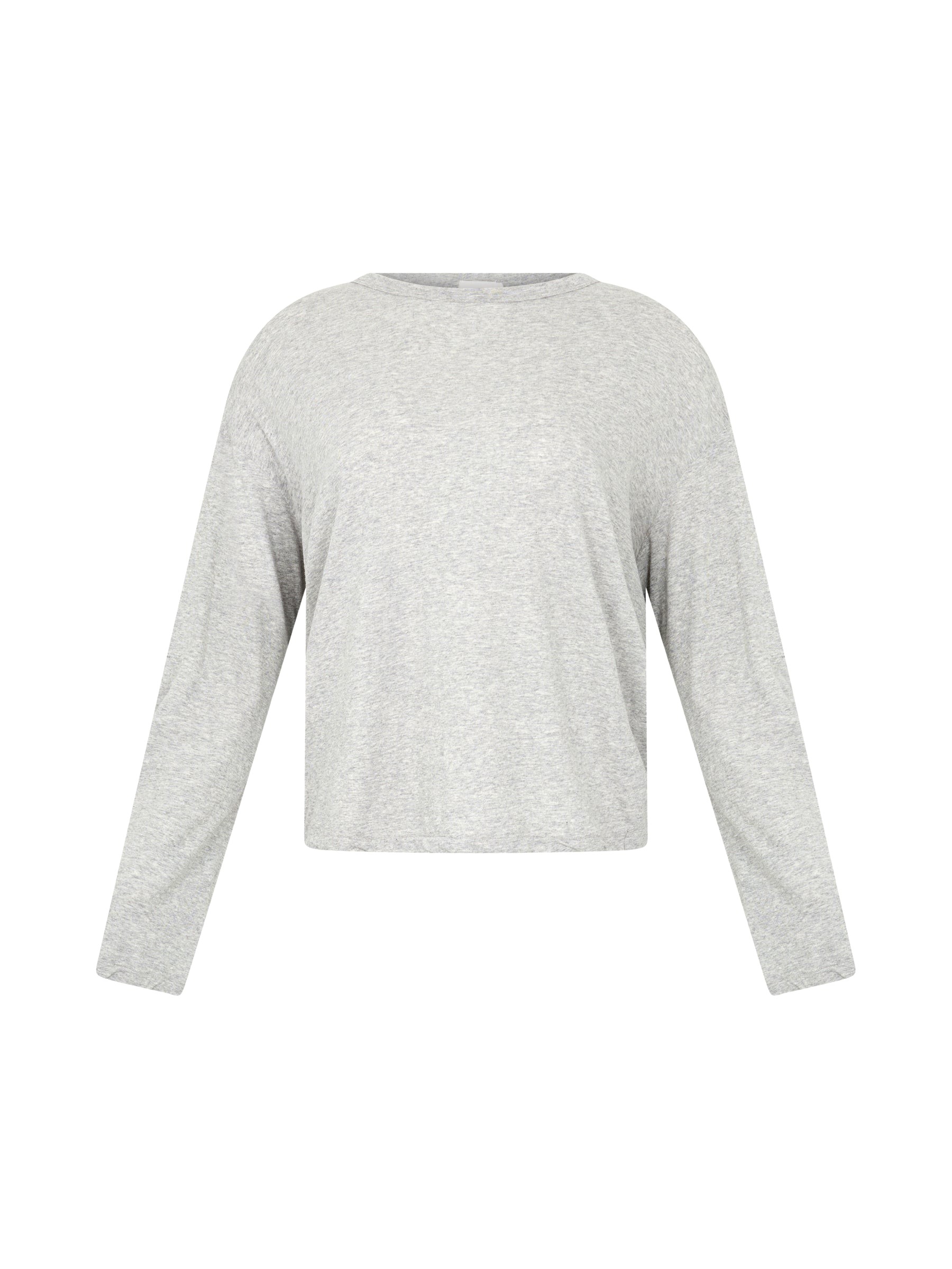 Bassike Slouch Superfine Long Sleeve T-Shirt Top