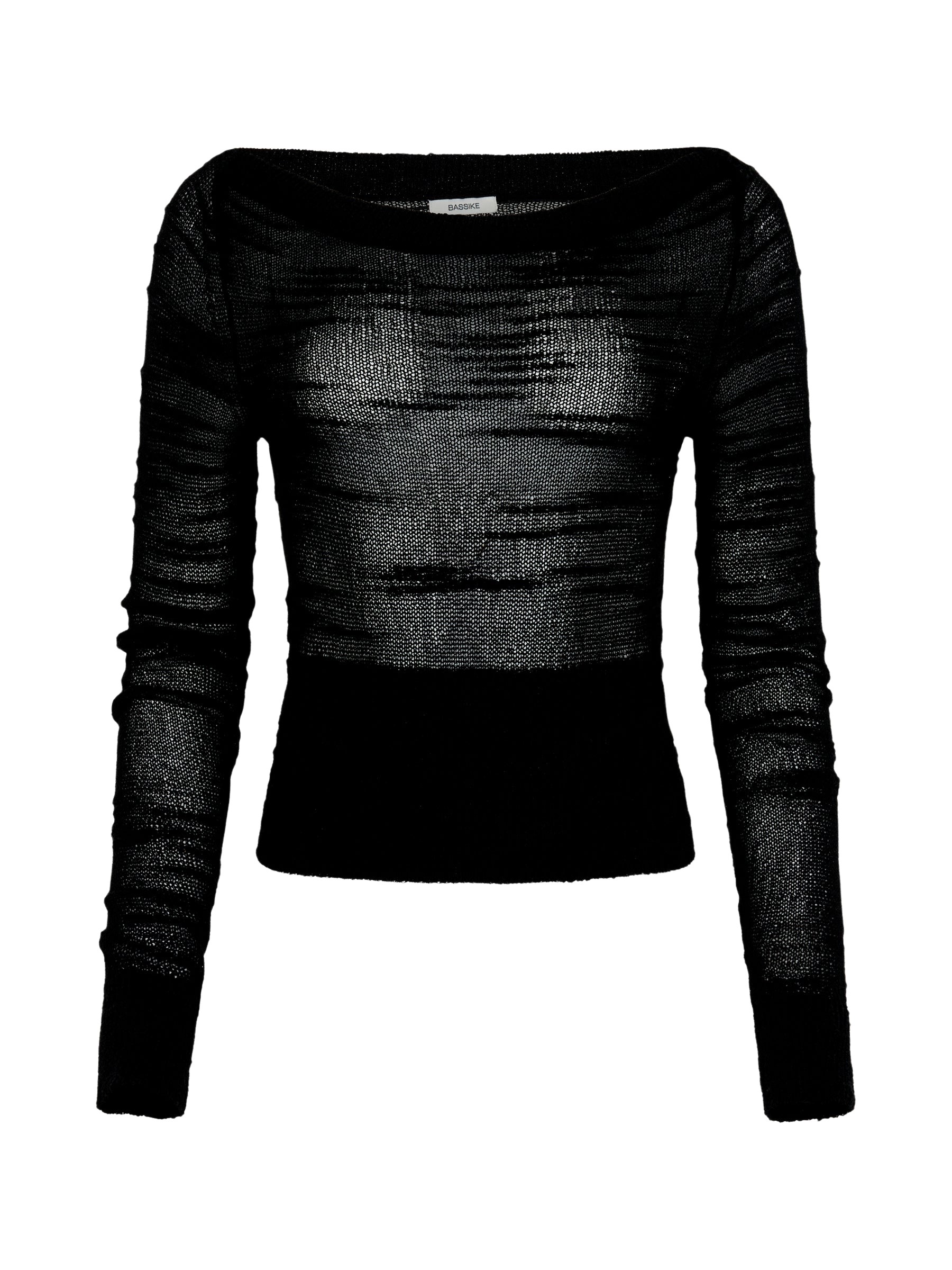 Bassike Textured Long Sleeve Top