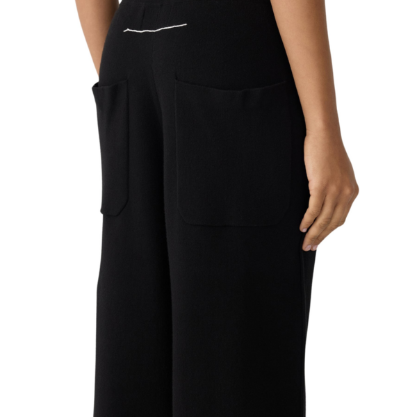 Bassike Wide Leg Athletic Cotton Pant, view 6