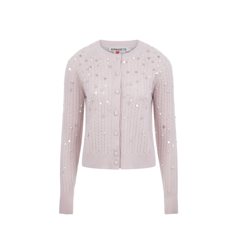 Bernadette Cardigan Gilberte Embroidered