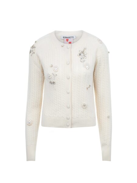 Bernadette Cardigan Gilberte Embroidered