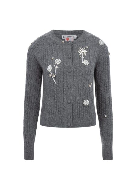 Bernadette Cardigan Gilberte Embroidered