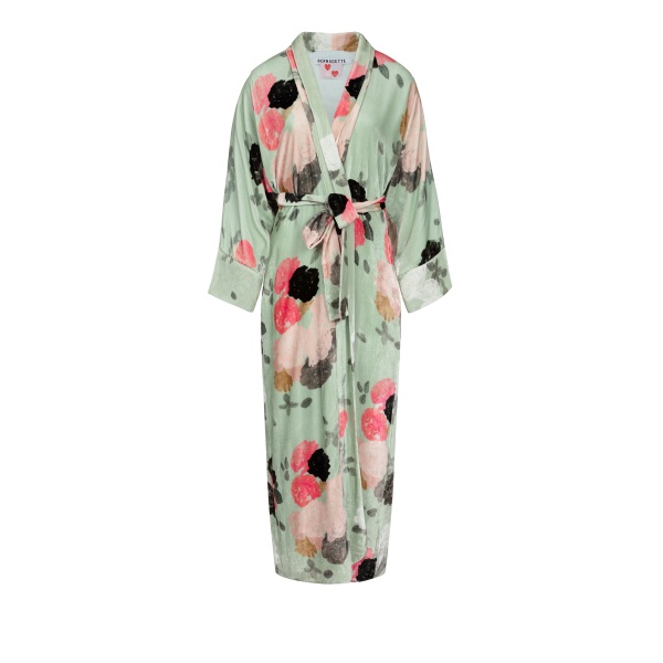 Bernadette Peignoir Silk Velvet