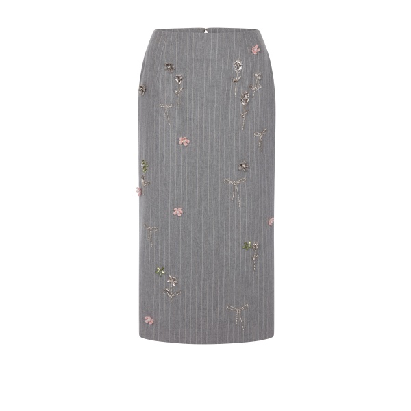 Bernadette Skirt Rox Multi-Crystal Embroidery