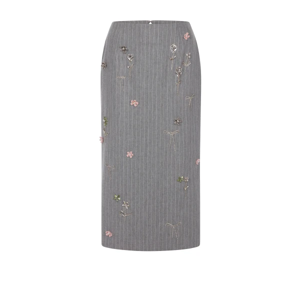 Bernadette Skirt Rox Multi-Crystal Embroidery