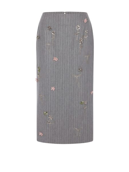 Bernadette Skirt Rox Multi-Crystal Embroidery