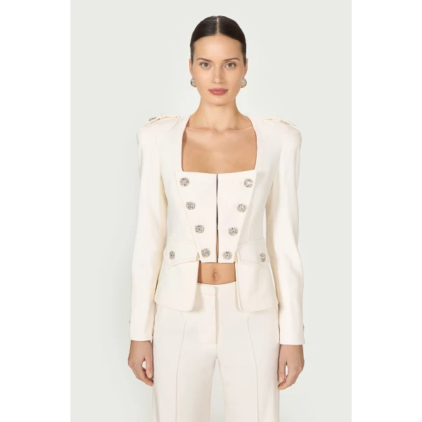 Costarellos Jackets - Romantic Greek Lace - Shop at Luxury Shoes 