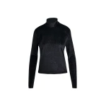 Essentiel Antwerp Black stretch-jersey turtleneck top - Essentiel Antwerp Tops - Colorful Belgian Design - Shop at Luxury Shoes 
