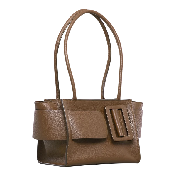 Mocha - Boyy Bags - Oversized Buckle Bag - Shop at Luxury Shoes 
