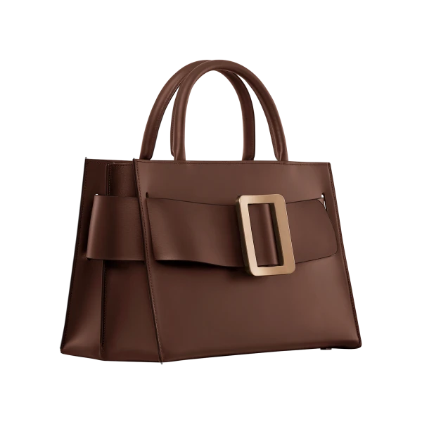 cuoio brown - Boyy Bags - Oversized Buckle Bag - Shop at Luxury Shoes 