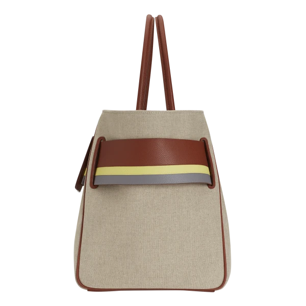 Sorrel Popcorn Grey Flannel - Boyy Bags - Oversized Buckle Bag - Shop at Luxury Shoes 