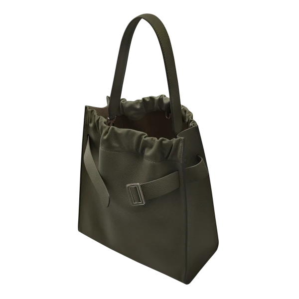 Hojicha - Boyy Bags - Oversized Buckle Bag - Shop at Luxury Shoes 