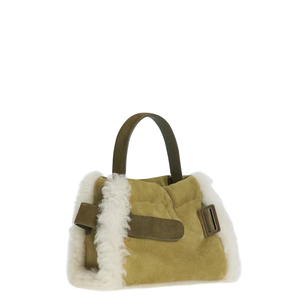 Beige/Caccia - Boyy Bags - Oversized Buckle Bag - Shop at Luxury Shoes 