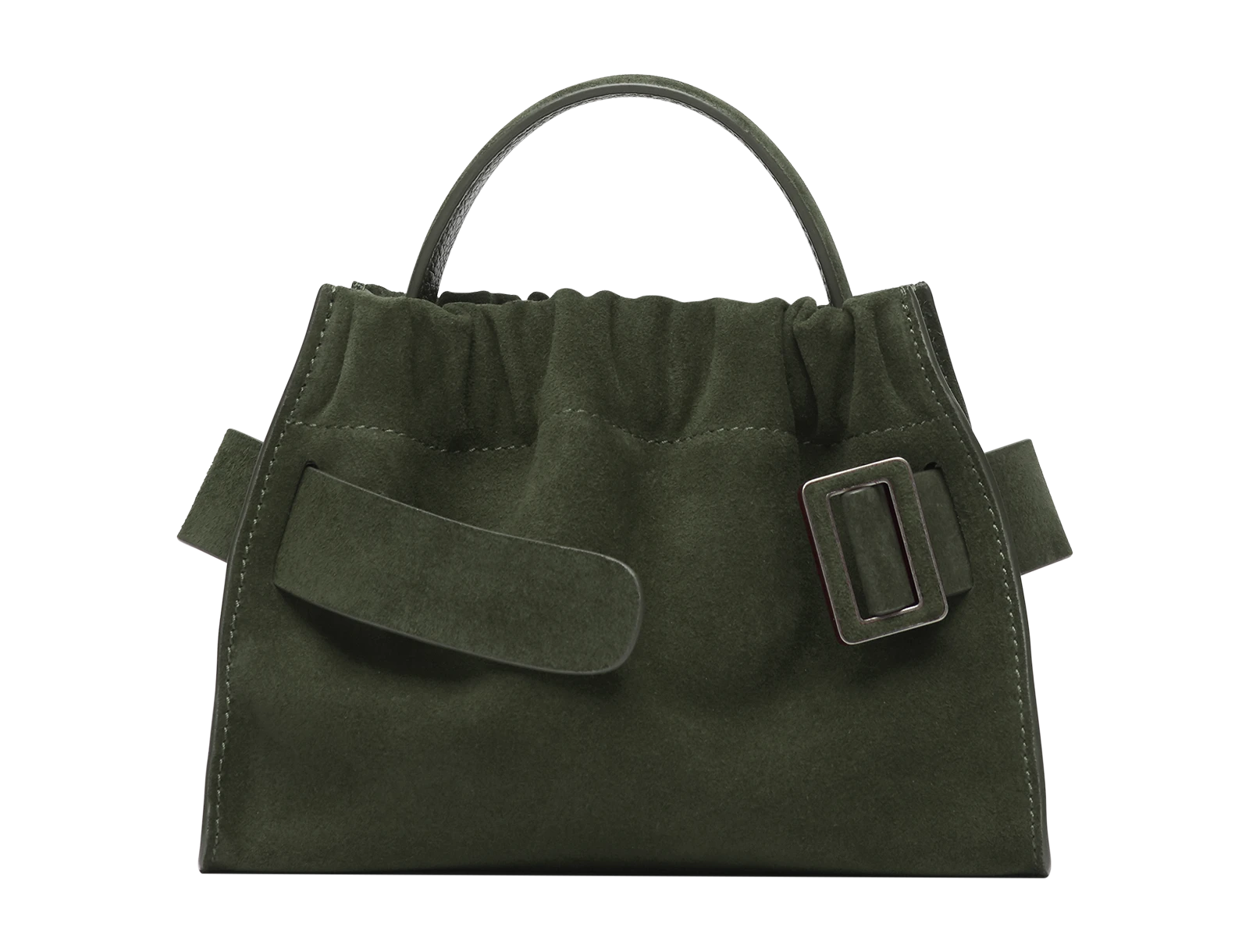 Boyy-Square-Scrunchy-Suede-Sage-Coveti BOYY Square Scrunchy