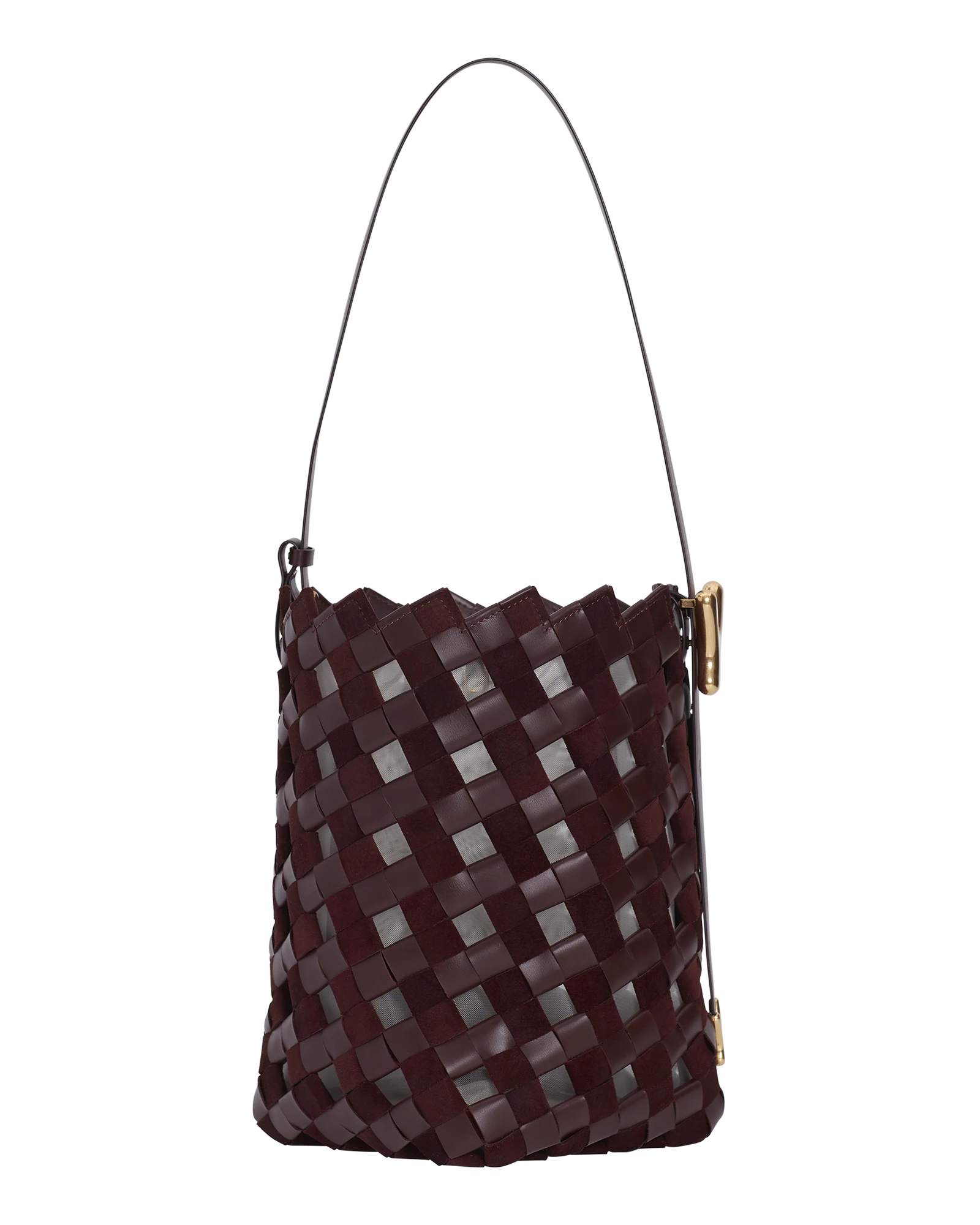 Boyy-YY-Bucket-19-Woven-Bordeaux-Gaucho-Coveti BOYY YY Bucket 19 Woven