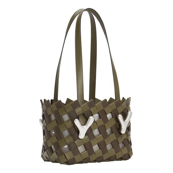 Caperi Khaki Brown - Boyy Bags - Oversized Buckle Bag - Shop at Luxury Shoes 