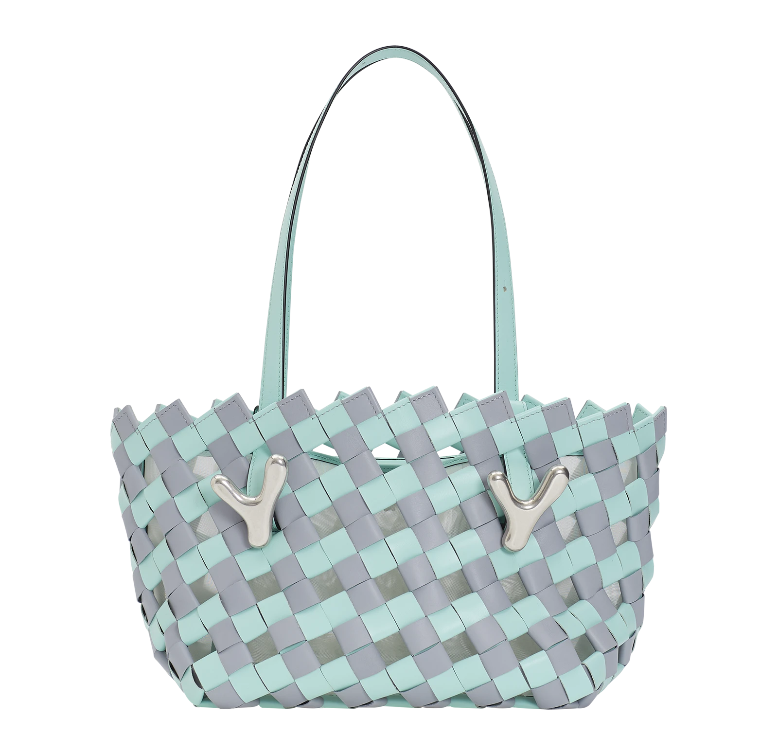 Boyy-YY-West-26-Woven-Tote-Mint-Mist-Grey-Coveti BOYY YY West 26 Woven Tote