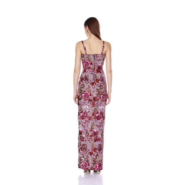 Bronx and Banco Dresses - Bronx and Banco Sequin Evening Dress - Natalie De'Banco Design - Shop at Luxury Shoes 