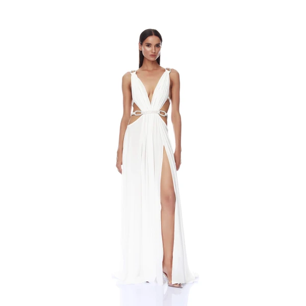 Bronx and Banco Dresses - Bronx and Banco Sequin Evening Dress - Natalie De'Banco Design - Shop at Luxury Shoes 