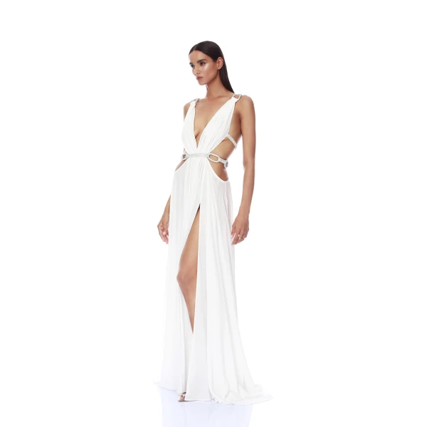 Bronx and Banco Dresses - Bronx and Banco Sequin Evening Dress - Natalie De'Banco Design - Shop at Luxury Shoes 