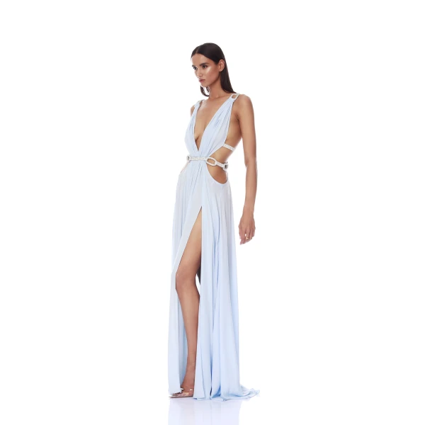 Bronx and Banco Dresses - Bronx and Banco Sequin Evening Dress - Natalie De'Banco Design - Shop at Luxury Shoes 