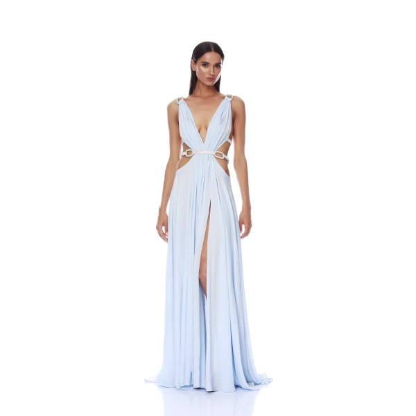 Bronx and Banco Dresses - Bronx and Banco Sequin Evening Dress - Natalie De'Banco Design - Shop at Luxury Shoes 