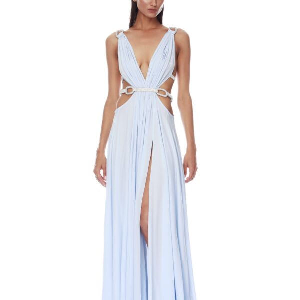 Bronx and Banco Brielle Powder Blue Diamond Gown