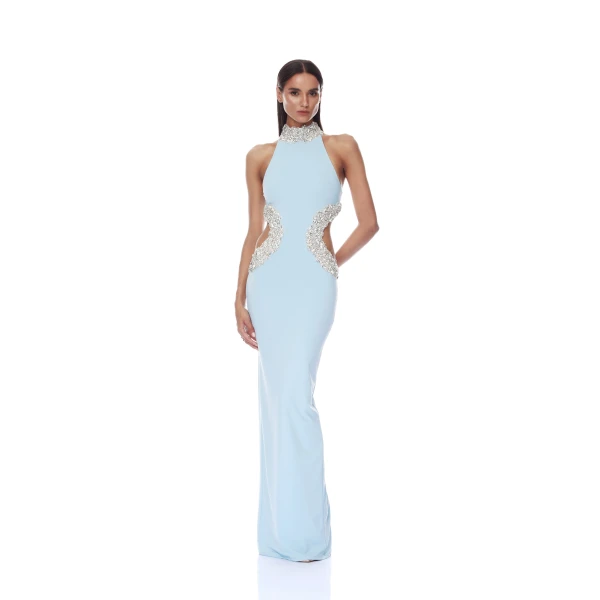Bronx and Banco Dresses - Bronx and Banco Sequin Evening Dress - Natalie De'Banco Design - Shop at Luxury Shoes 