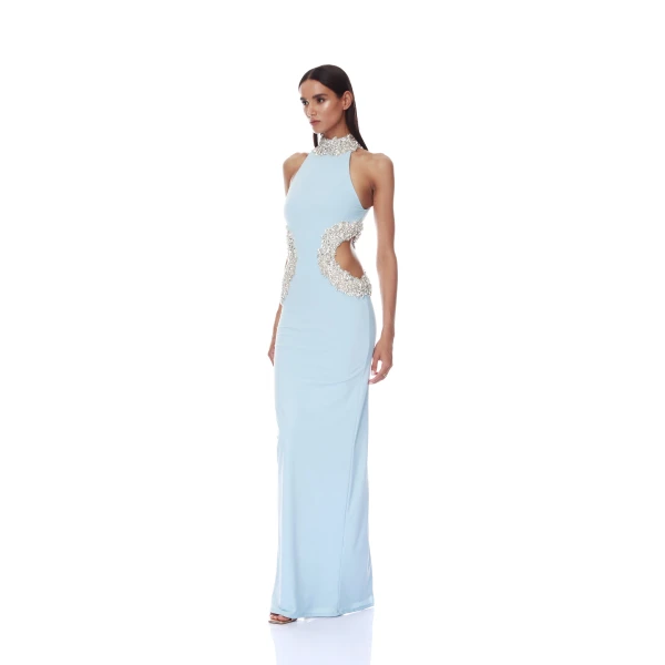 Bronx and Banco Dresses - Bronx and Banco Sequin Evening Dress - Natalie De'Banco Design - Shop at Luxury Shoes 