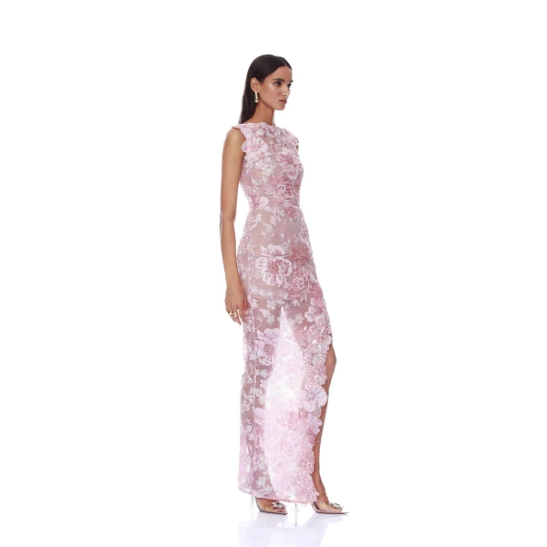 Bronx and Banco Dresses - Bronx and Banco Sequin Evening Dress - Natalie De'Banco Design - Shop at Luxury Shoes 