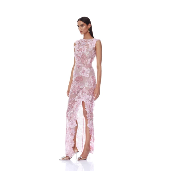 Bronx and Banco Dresses - Bronx and Banco Sequin Evening Dress - Natalie De'Banco Design - Shop at Luxury Shoes 