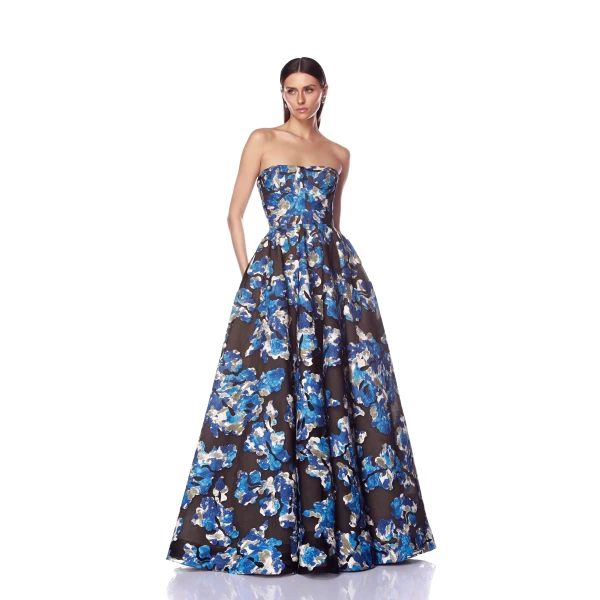 Bronx and Banco Dresses - Bronx and Banco Sequin Evening Dress - Natalie De'Banco Design - Shop at Luxury Shoes 