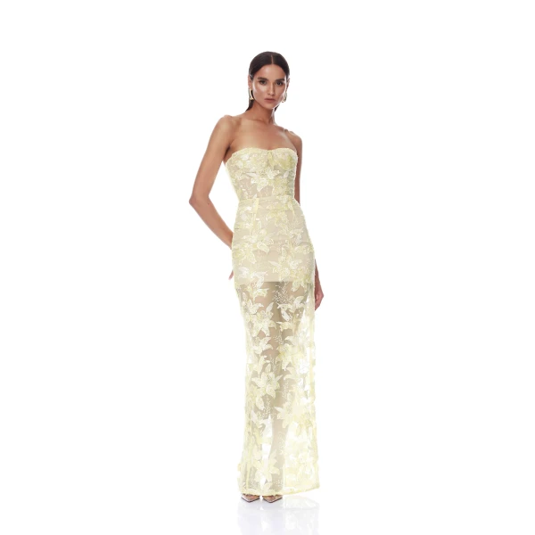 Bronx and Banco Dresses - Bronx and Banco Sequin Evening Dress - Natalie De'Banco Design - Shop at Luxury Shoes 