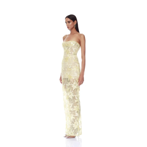 Bronx and Banco Dresses - Bronx and Banco Sequin Evening Dress - Natalie De'Banco Design - Shop at Luxury Shoes 