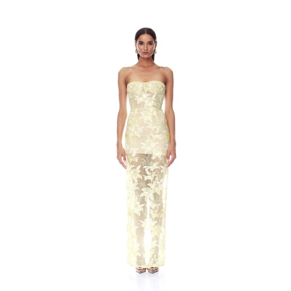 Bronx and Banco Dresses - Bronx and Banco Sequin Evening Dress - Natalie De'Banco Design - Shop at Luxury Shoes 