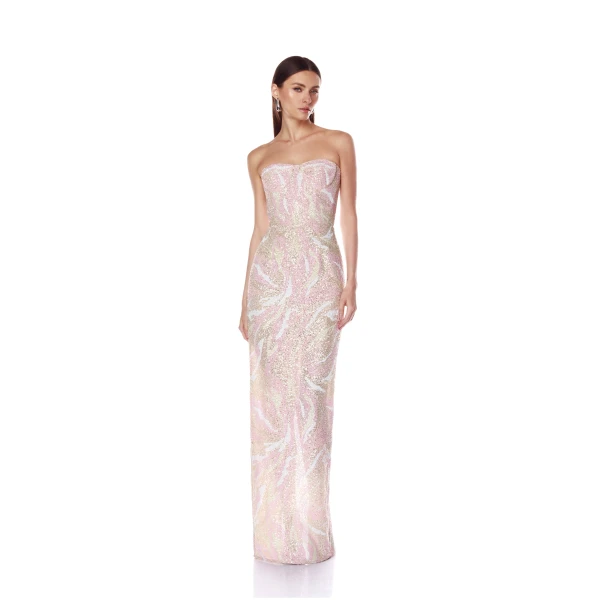 Bronx and Banco Dresses - Bronx and Banco Sequin Evening Dress - Natalie De'Banco Design - Shop at Luxury Shoes 