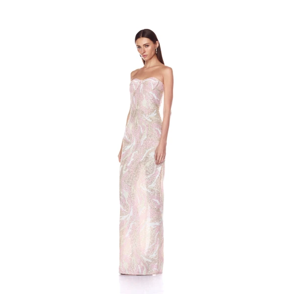 Bronx and Banco Dresses - Bronx and Banco Sequin Evening Dress - Natalie De'Banco Design - Shop at Luxury Shoes 